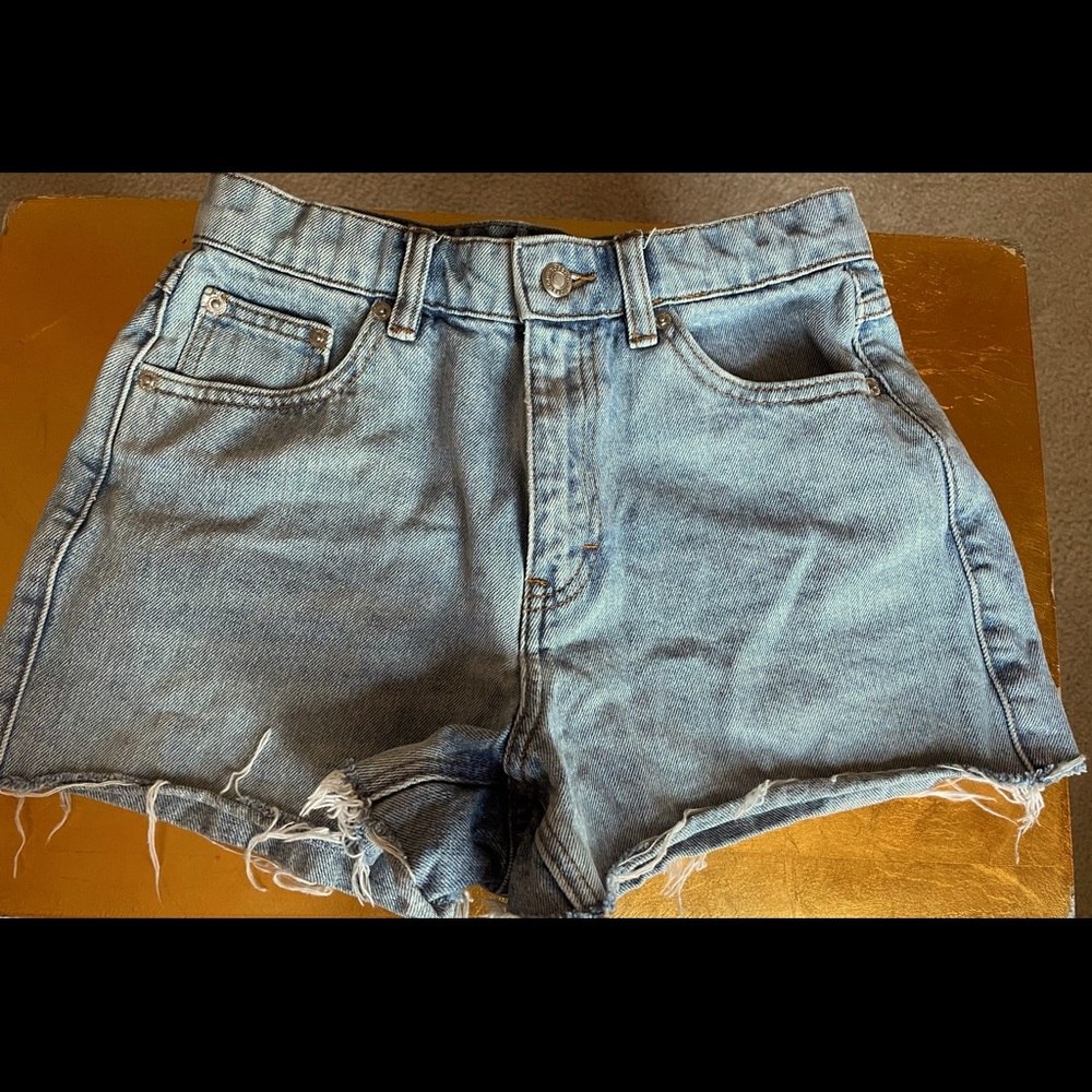 Topshop cut off shorts